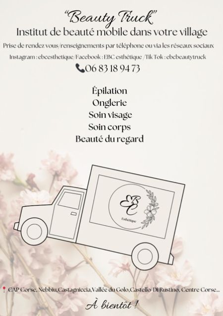 Le Beauty Truck in Ghjunsani